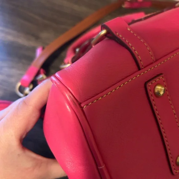 Dooney & Bourke Fuchsia Pink Florentine Satchel - Picture 9 of 16